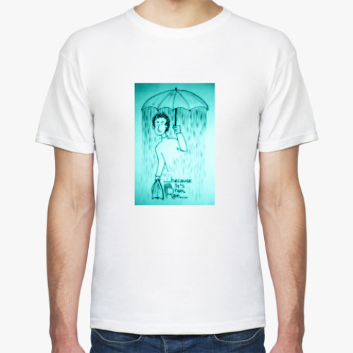 Футболка с принтом @Rain@