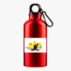 Металлическая бутылка 400 мл UV-DTF