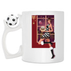 Кружка с футбольным мячиком
