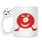 Кружка с футбольным мячиком