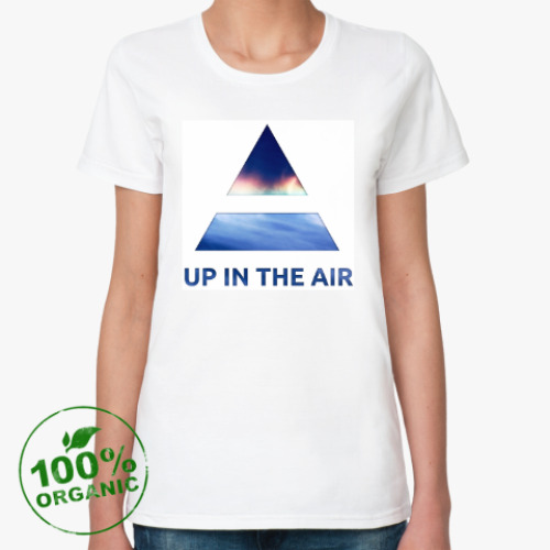 Женская футболка из органик-хлопка с принтом Up In The Air