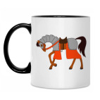 Кружка двухцветная