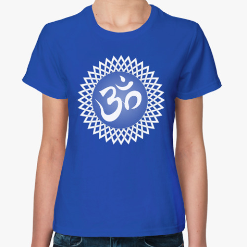 Женская футболка с принтом Ом