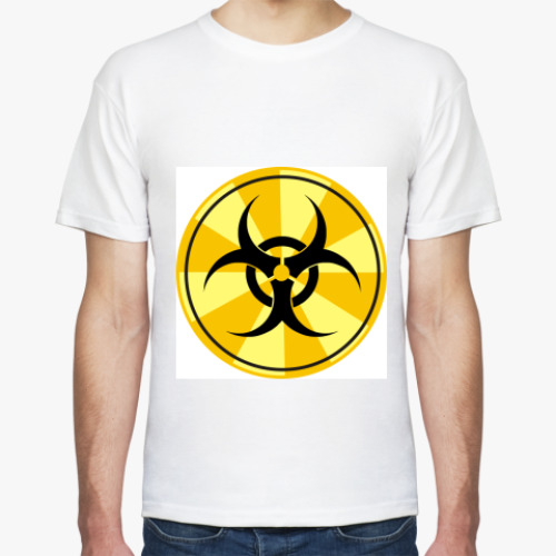 Футболка с принтом  BIOHAZARD