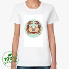 Женская футболка органик