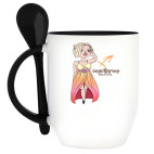 Кружка с ложкой