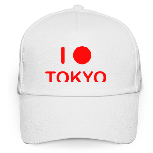 Кепка бейсболка с принтом I Love Tokyo