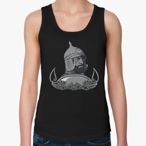 Женская майка с принтом Витязь