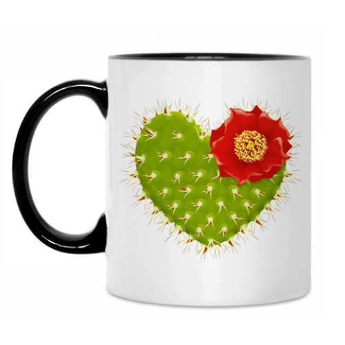 Кружка с принтом Сердце