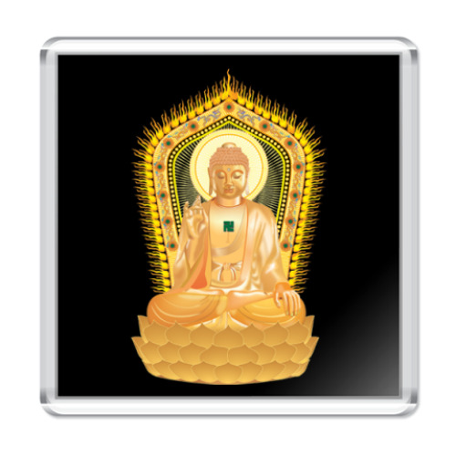 Магнит с принтом Buddha