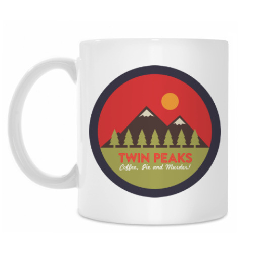 Кружка с принтом Твин Пикс Twin Peaks