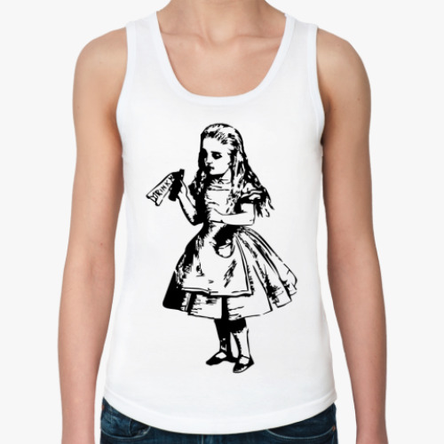 Женская майка с принтом Выпей меня