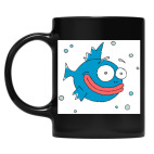 Кружка цветная UV-DTF