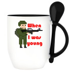 Кружка с ложкой