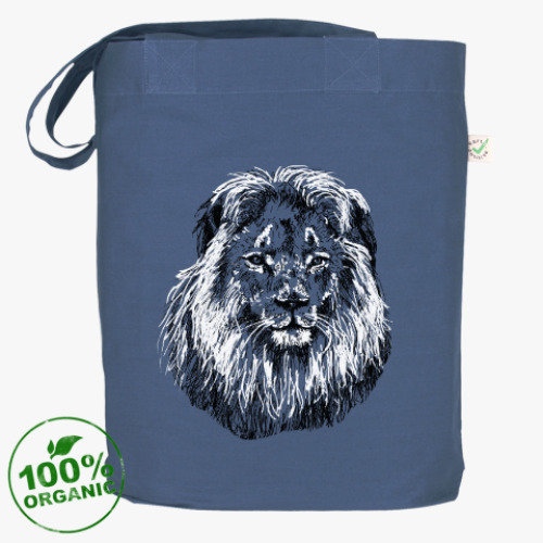 Сумка шоппер с принтом Лев