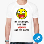 Мужская спортивная футболка