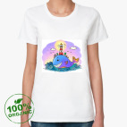 Женская футболка органик