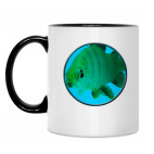 Кружка двухцветная