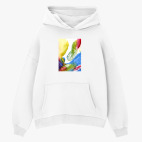 Толстовка худи оверсайз