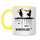 Двухцветная кружка Dark Wonderland