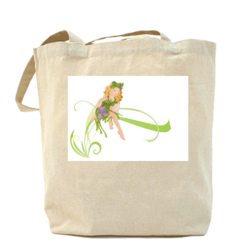 Сумка шоппер с принтом  'Фея'
