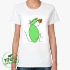 Женская футболка органик