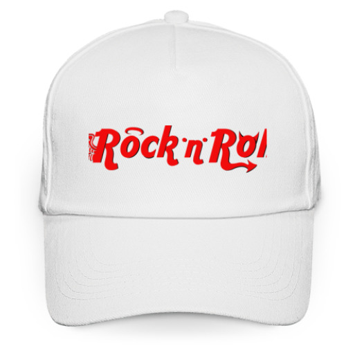 Кепка бейсболка с принтом Rock 'n' Roll