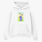 Толстовка худи оверсайз