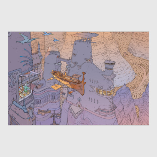 Постер с принтом Moebius airship