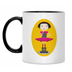 Кружка двухцветная