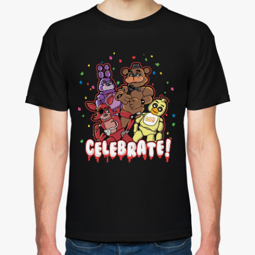 Футболка с принтом Пять ночей у Фредди