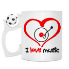 Кружка с футбольным мячиком