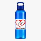 Прозрачная спортивная бутылка