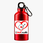 Металлическая бутылка 400 мл UV-DTF