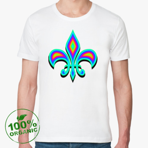 Футболка из органик-хлопка с принтом  Iris