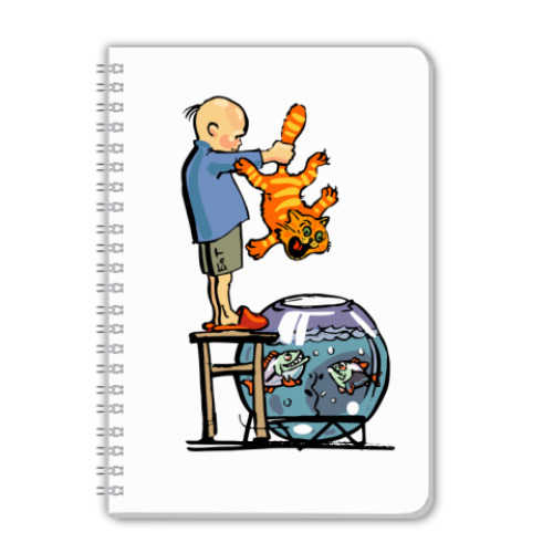 Тетрадь с принтом 'Питомцы'