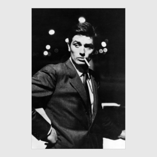 Постер с принтом Alain Delon (Ален Делон)