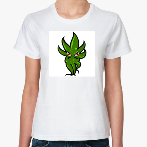 Классическая футболка с принтом Монстр