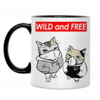 Кружка двухцветная