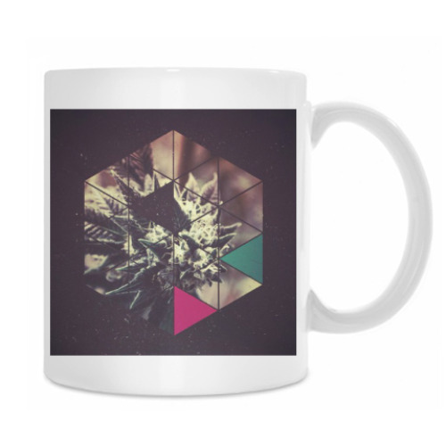 Кружка с принтом геометрия