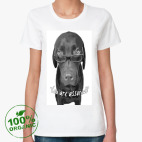 Женская футболка органик