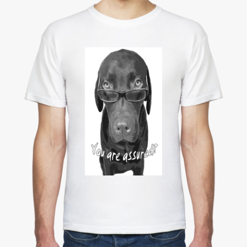 Футболка с принтом Ты уверен?