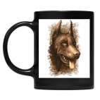 Кружка цветная UV-DTF