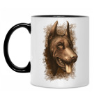 Кружка двухцветная