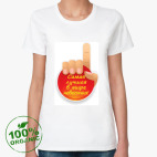Женская футболка органик