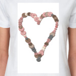 Сердце из пуговиц