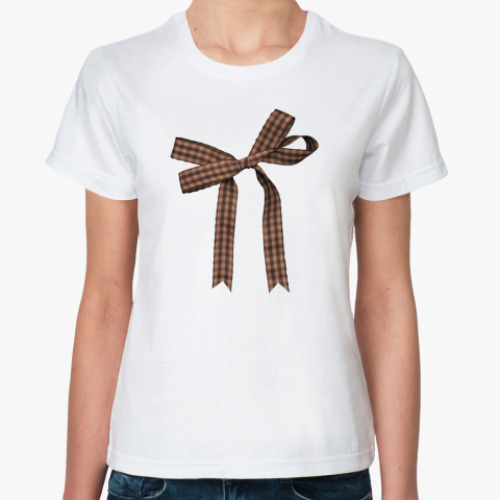 Классическая футболка с принтом Be My Gift...