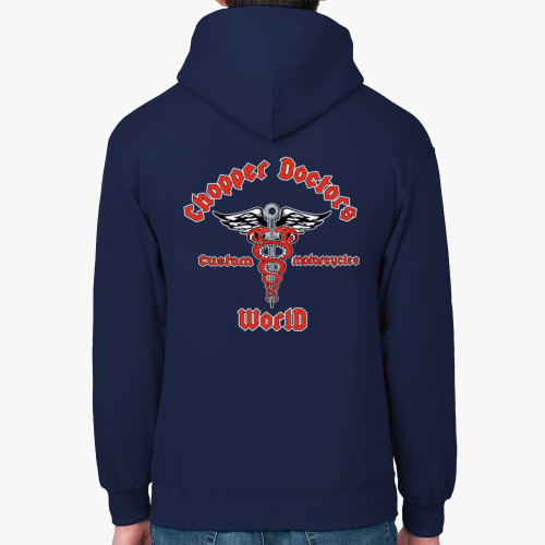 Толстовка худи с принтом Chopper Doctors World