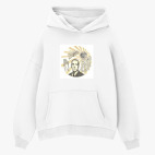 Толстовка худи оверсайз