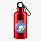 Металлическая бутылка 400 мл UV-DTF